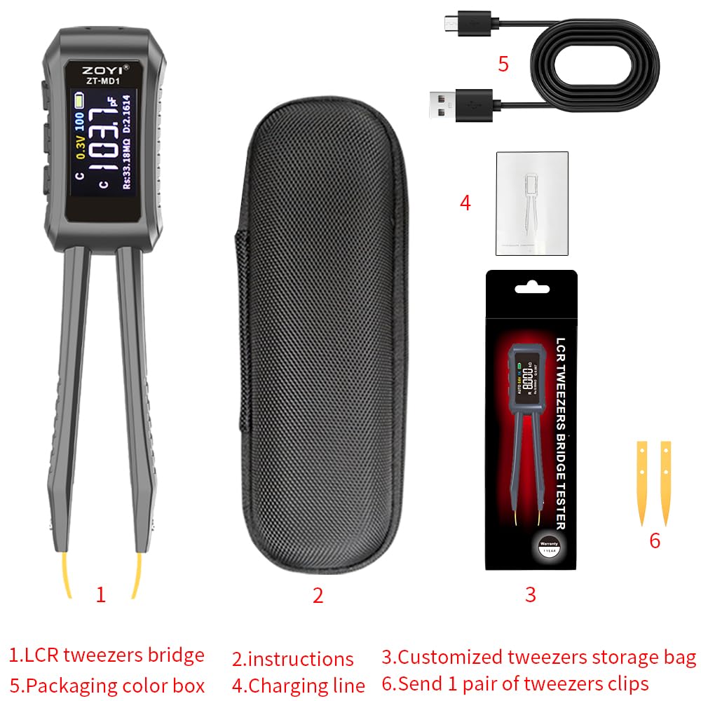 ZOYI MD1 Unlock Precision on the Go: Your Ultimate Portable LCR Measurement Tool