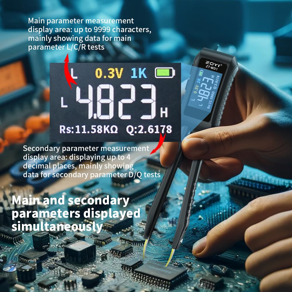 ZOYI MD1 Unlock Precision on the Go: Your Ultimate Portable LCR Measurement Tool