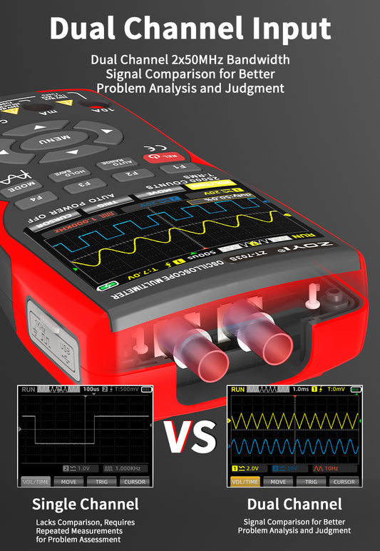 Unleash Innovation: The Mighty 3.5 Inch Color Screen Handheld Oscilloscope