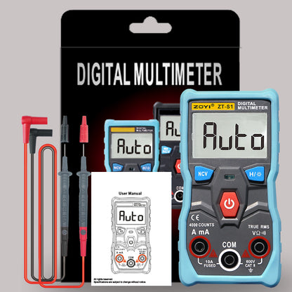 S1 Digital Multimeter Tester Autoranging True RMS Automotive Multimeter with NCV, LCD Backlight Flashlight