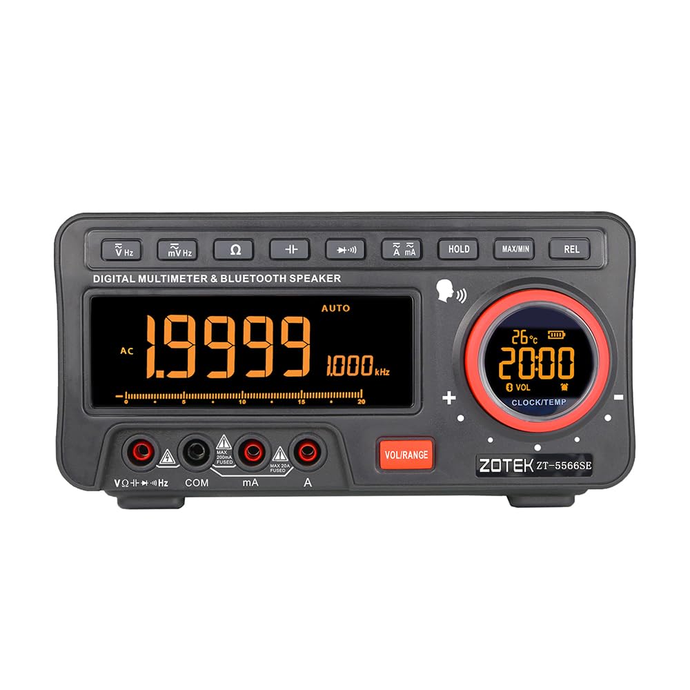 ZT-5566SE Desktop Multimeter, Multi Testers multimeter That integrates Work and Daily Life Multifunctional Diode Tester Resistance Meter
