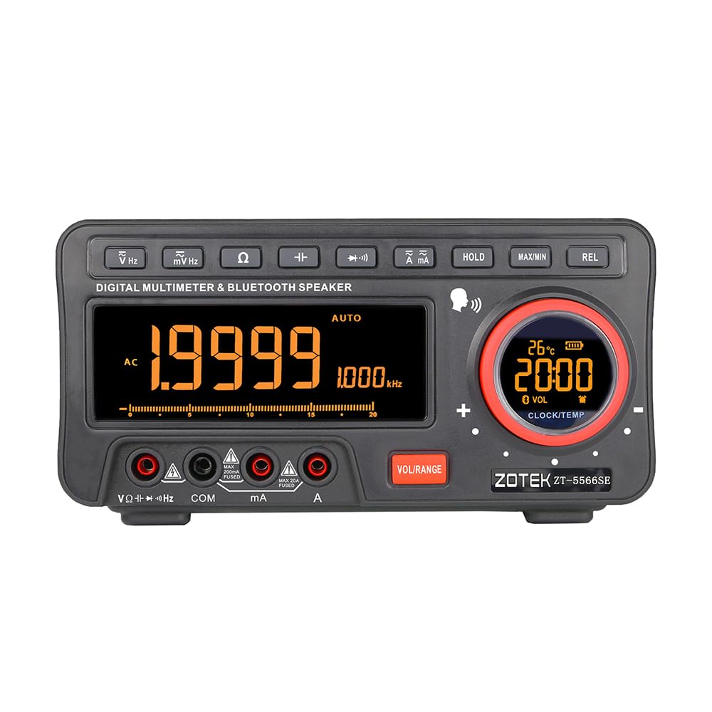 ZT-5566SE Desktop Multimeter, Multi Testers multimeter That integrates Work and Daily Life Multifunctional Diode Tester Resistance Meter