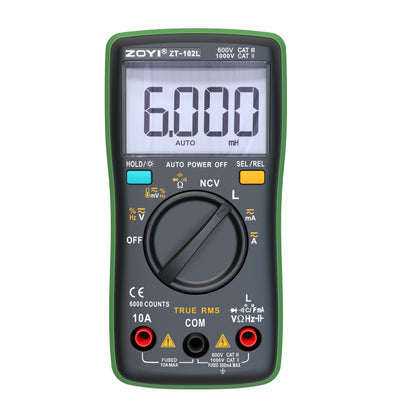 102L Automatic Range Inductance Multimeter Tester: Compact High-Precision Anti-Burn Digital Multimeter Tester with Multi Testers Function (60H)