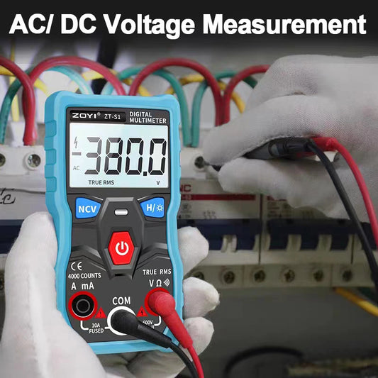 ZOYI S1/2/3 Digital Multimeter tester autoranging True rms automotriz Mmultimetro with NCV LCD backlight Flashlight like RM403B