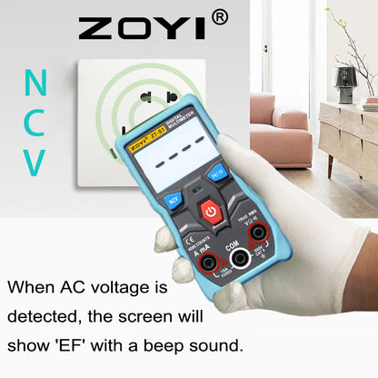 S1 Digital Multimeter Tester Autoranging True RMS Automotive Multimeter with NCV, LCD Backlight Flashlight