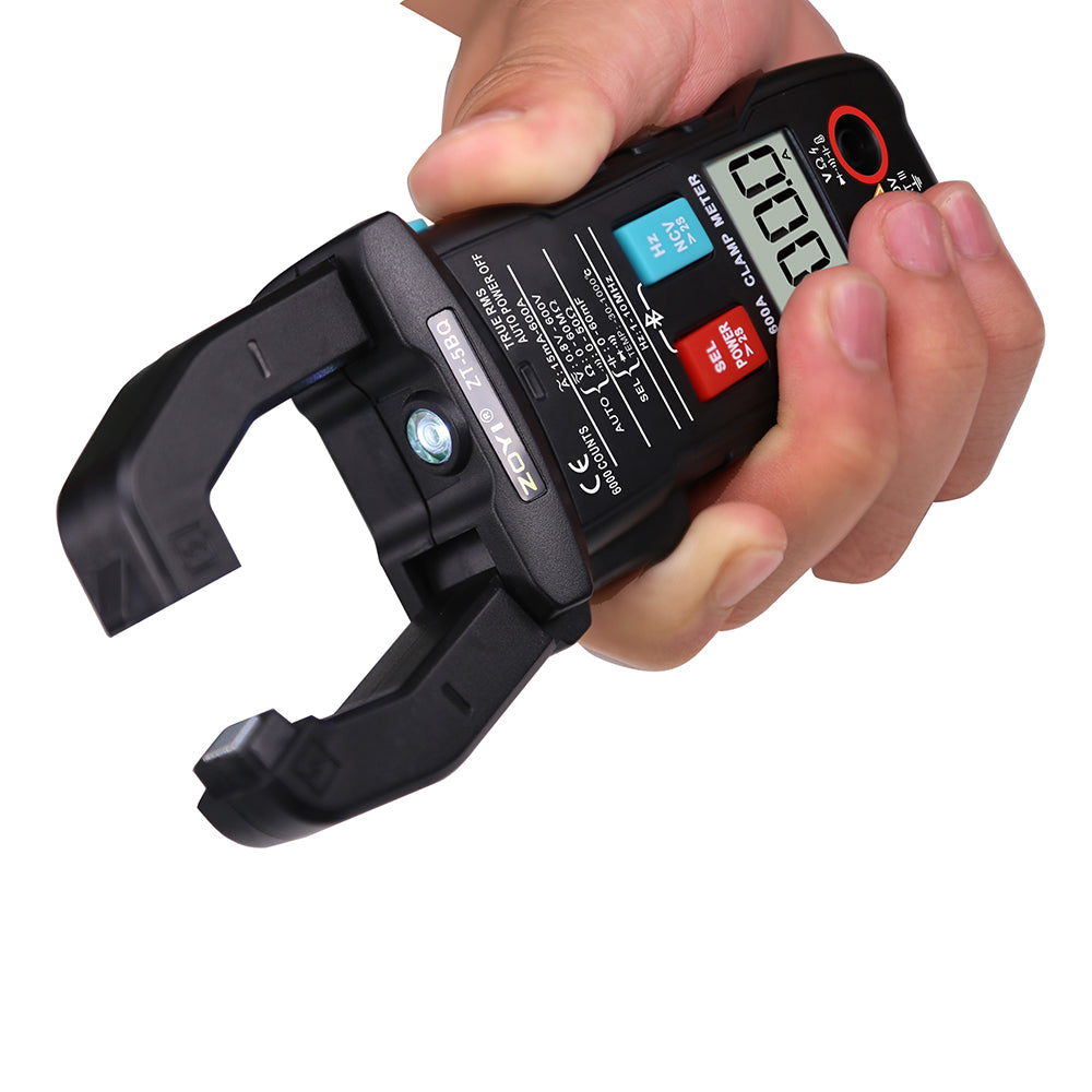 ZOYI 5BQ Digital Bluetooth Multimeter Clamp Meter 6000 Count True RMS DC/AC Voltage Tester AC Current Hz Capacitance Ohm