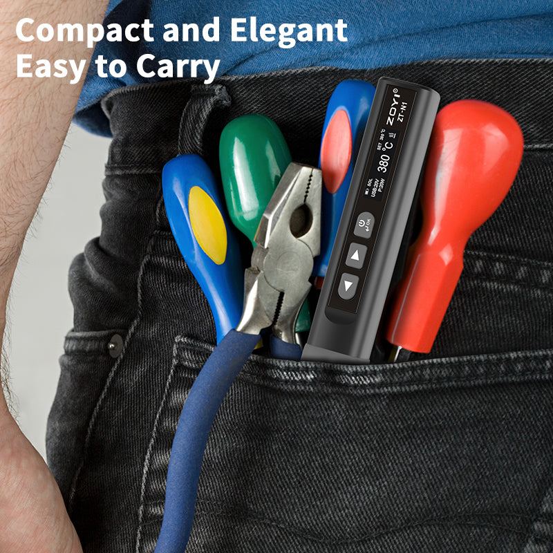 N1 Smart Electric Soldering Iron - 96W Precision Soldering with OLED Display, Rapid Heating, Adjustable Temperature, and PD/QC Protocol Charging