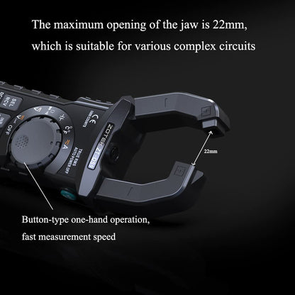 ZT-QS9 clamp Meter dc T-RMS 6000 Counts Multimeter Tester Measuring Starting Current The Clamp Multimeter AC DC Current Voltage Diode Tester Digital multimeter Tester Voltmeter diode Meter