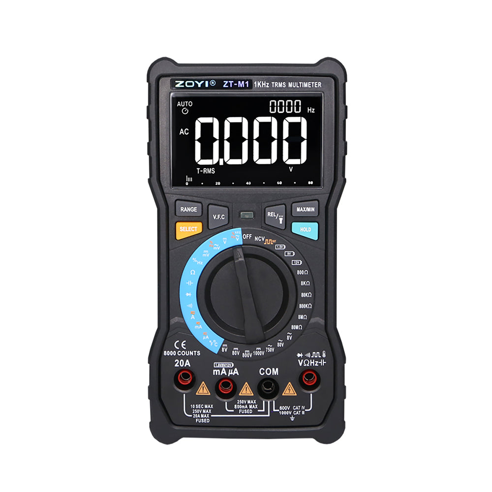 ZT-M0 M1 Digital Multimeter 6000 High precision True RMS Auto Range Ammeter Voltmeter Smart Capacitor Temperature NCV Ohm Hz Tester