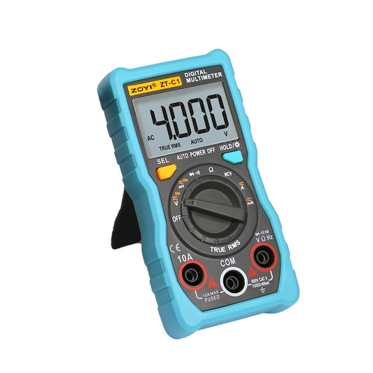 ZOYI Digital Multimeter ZT-C1/C2/C3/C4 4000 Counts precision True RMS Auto Range Ammeter Voltmeter Smart Capacitor Temperature