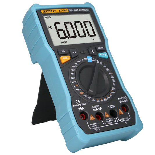ZT-M0 M1 Digital Multimeter 6000 High precision True RMS Auto Range Ammeter Voltmeter Smart Capacitor Temperature NCV Ohm Hz Tester