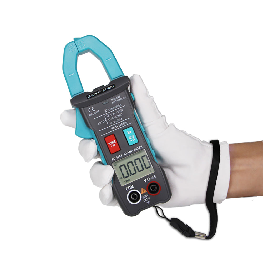 ZOYI ZT-QB1 Digital Bluetooth Multimeter Clamp Meter 4000 Count True RMS DC/AC Voltage Tester AC Current Hz Capacitance Ohm