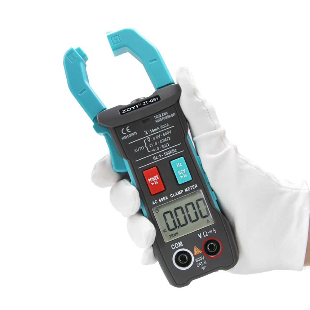 ZOYI ZT-QB1 Digital Bluetooth Multimeter Clamp Meter 4000 Count True RMS DC/AC Voltage Tester AC Current Hz Capacitance Ohm